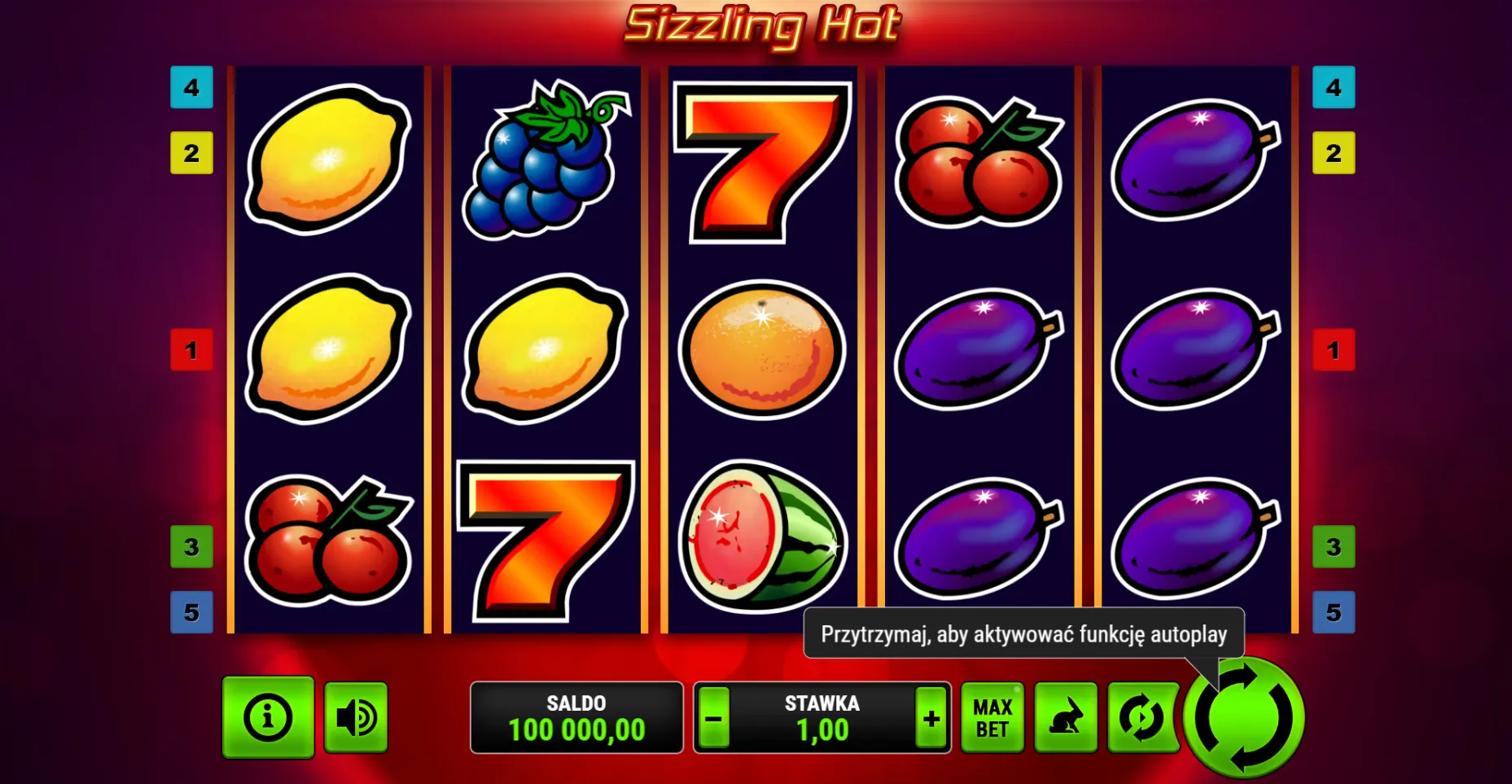 Sizzling Hot – Popularny automat online Sizzling Hot